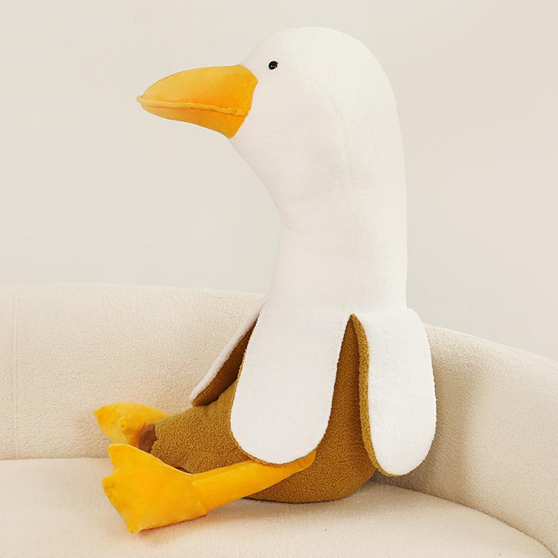 

50/80/115CM Creative Banana Duck Plush Pillow Gentle Down Cotton Cartoon Sleeping Pillow Home Sofa Bed Decoration Girls Gifts 50cm коричневый