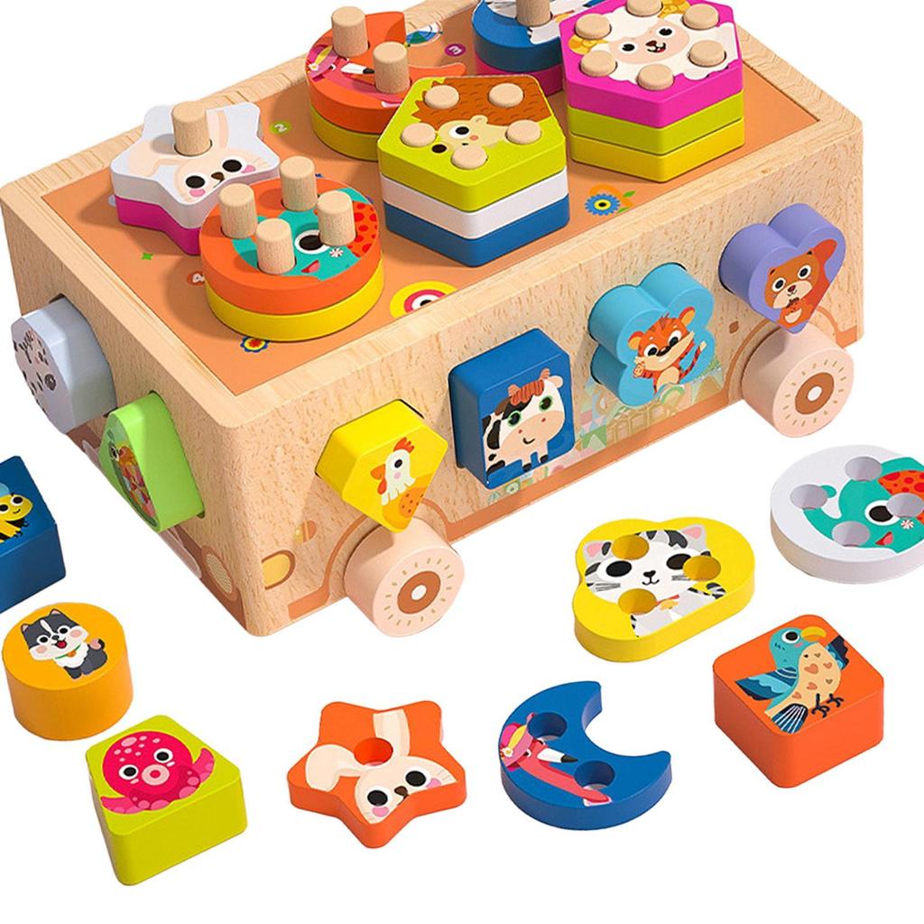 Colorful Shape Sorting Toy for Kids' Cognitive Development