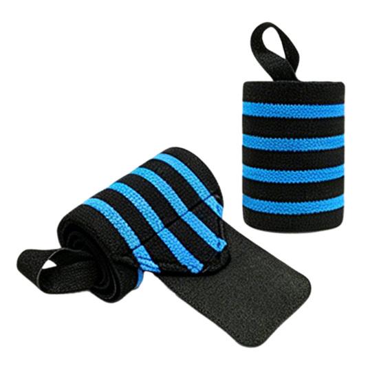 

2Pcs Wrist Compression Strap Adjustable Wrist Support Wrap Sprain Prevention Men Women Strength Training Weightlifting Deadlifts Wrist Brace 2pcs светло-синий