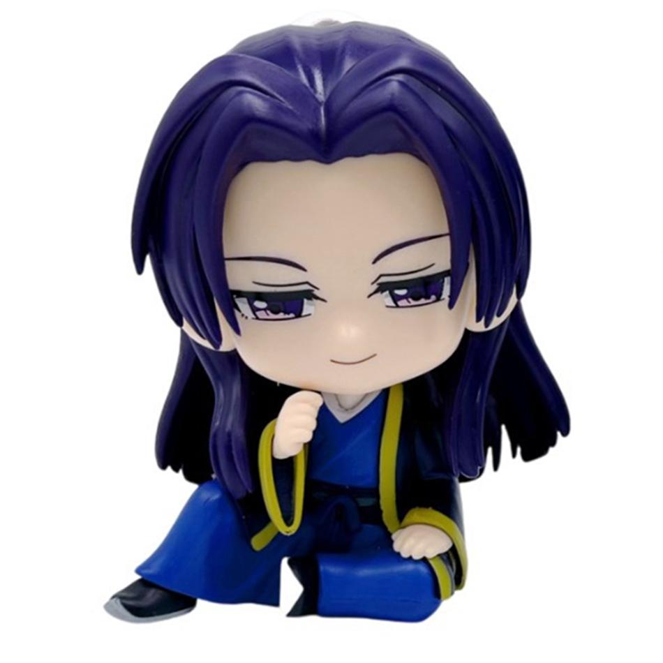 Anime Medicine House Girl's Whispering Q Version Character Sitting Position Cat Sitting Position Gong Ren's Ornament Handmade