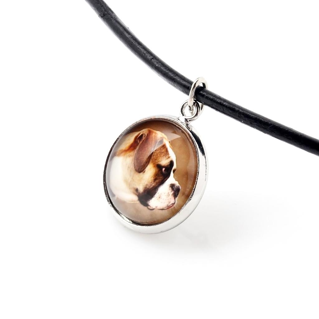 American Bulldog, Old Country Bulldog – Necklace pendant with your photo, handmade | Art-Dog