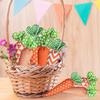 5Pcs  Easter Decoration Carrot Ornaments Spring Easter Party Decoration For Home Kids Favors Gift Soft Artificial Carrot Toy