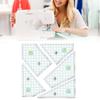 10pcs Plate Template Multifunction Clear Frames Patchwork Drawing Cutting Quilt