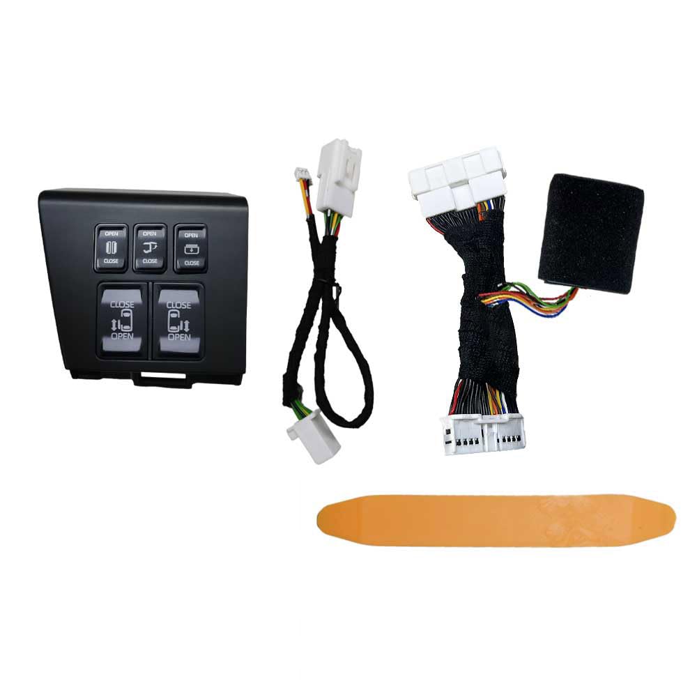WhipLinks Seat Switch Kit for New Alphard 40 Series and New Vellfire 40 Includes Power Sliding Door Switch and Power Back Door Retrofit Door Switch