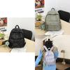 New Arrival Bear Pattern Dual Shoulder Bag Spacious And Versatile Bookbag For Travel Cartoon Anime Design Breathable Air Cushion Straps