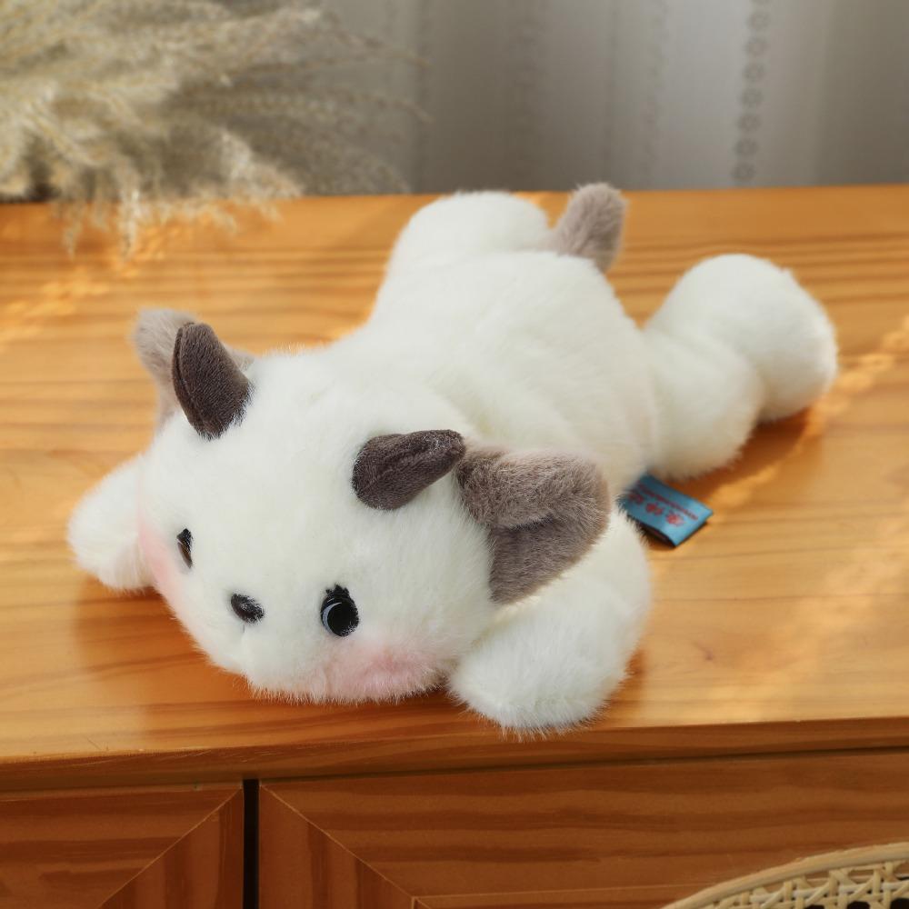 Fluffy Rabbit Plush Doll Lying Posture Stuffed Panda Doll Cute Simulation Animal Toy  Christmas