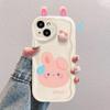 Applicabile a Custodia per Cellulare Apple 14 Promax IPhone 13 Simpatica Divertente Bambola Tridimensionale Rana 12 Silicone Antiurto