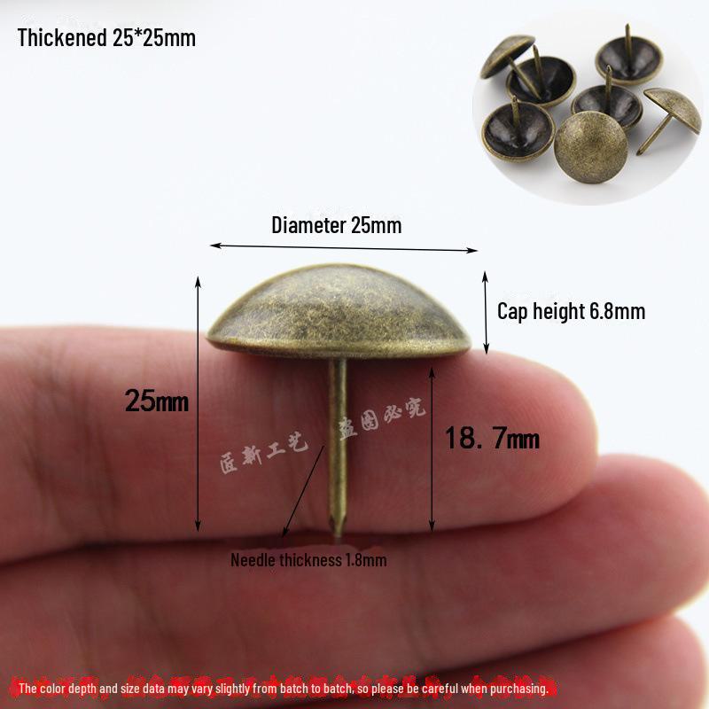 Antike Eisenblase Dekorative Rundkopf Sofanägel für DIY Möbel und Weich-/Hartverpackungen