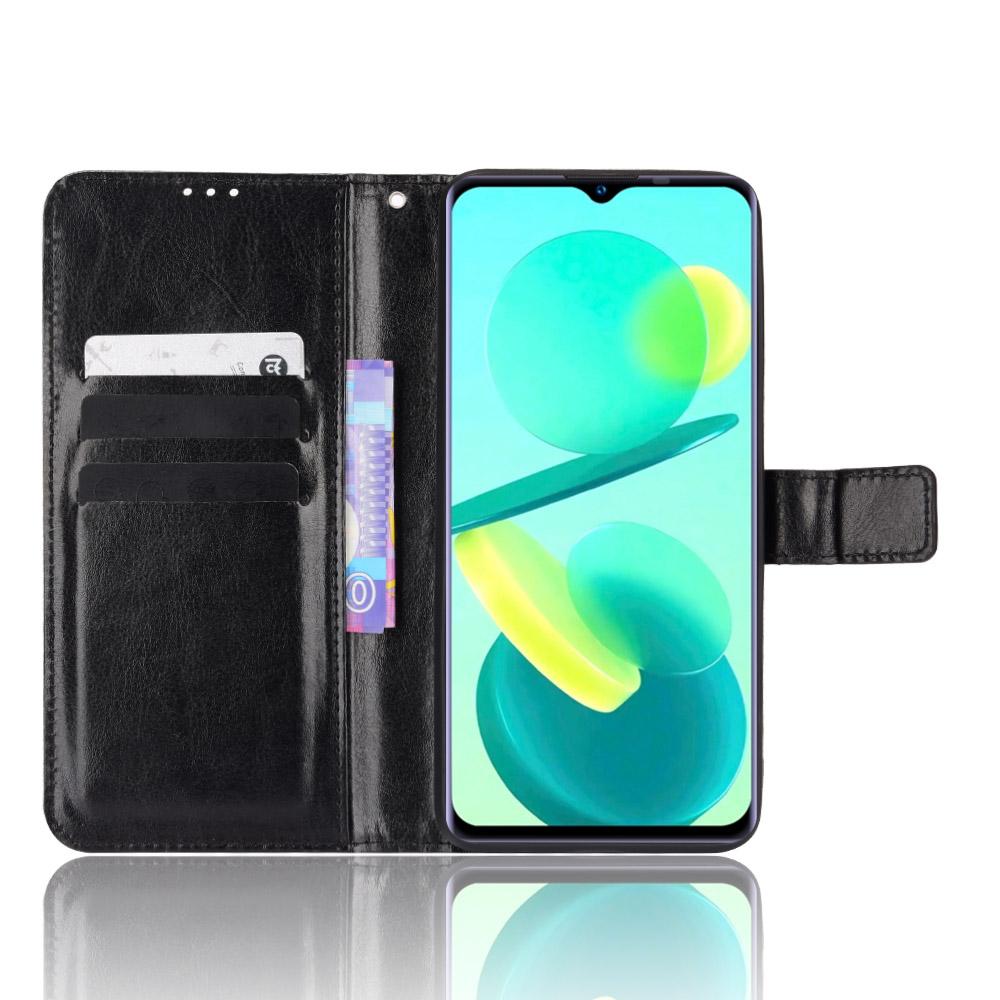 for Oukitel C25 Wallet Case with Kickstand & Card Slots – Shockproof, Dustproof, Business Heavy Duty Flip Leather Cover