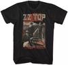 Offiziell lizenziertes ZZ Top Tres Hombres Herren Schwarz T-Shirt ZZ Top Klassisches Tee