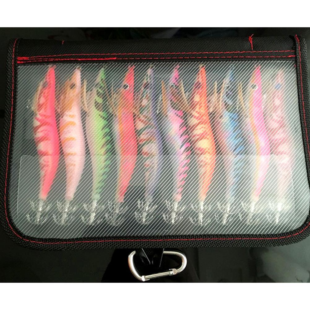 10pcs Luminous Fishing Lures Eyes Floating Hard Shrimp Plastic Baits