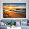 Ocean Beach Sea Road Seascape Modern Landscape Posters and Prints Canvas Printing  Wall Art Pictures for Living Room Home Decor No Frame