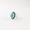 Blue Turquoise Gemstone 925 Sterling Silver Handmade Fashionable Ring For Women RR-62-38