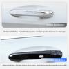 4Pcs Outer Door Handle Cover Trim Stickers for Mercedes Benz C E GLC GLB A B GLE GLS CLA GLA 15-24 4Doors with Holes A