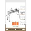 Portable Folding Stainless Steel Charcoal BBQ Grill