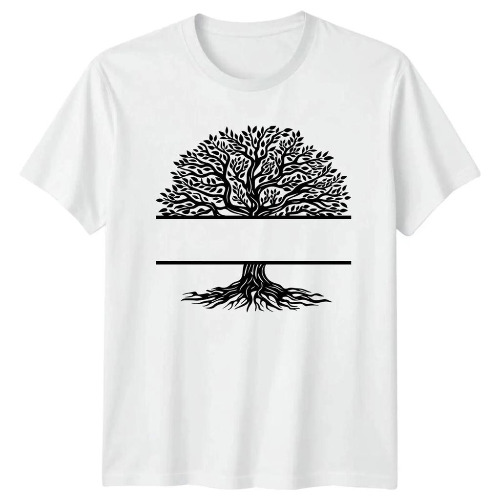 Tree Nature Herren T Shirt Daunisex Grafik Vintage Top For Everyday Wear Stretched Designer Clothes Stylish Soft Unisex