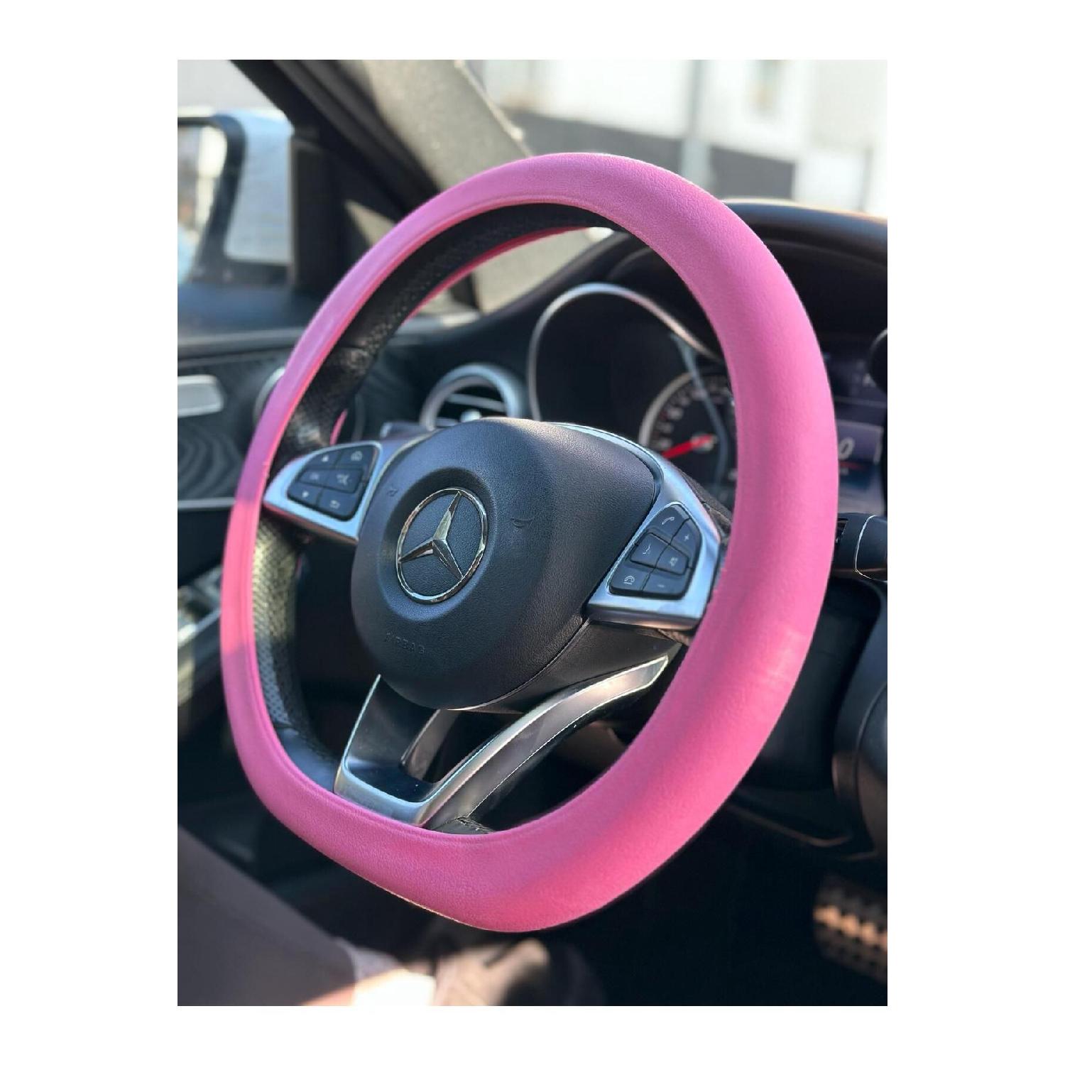 

Силиконовый чехол на руль розовый