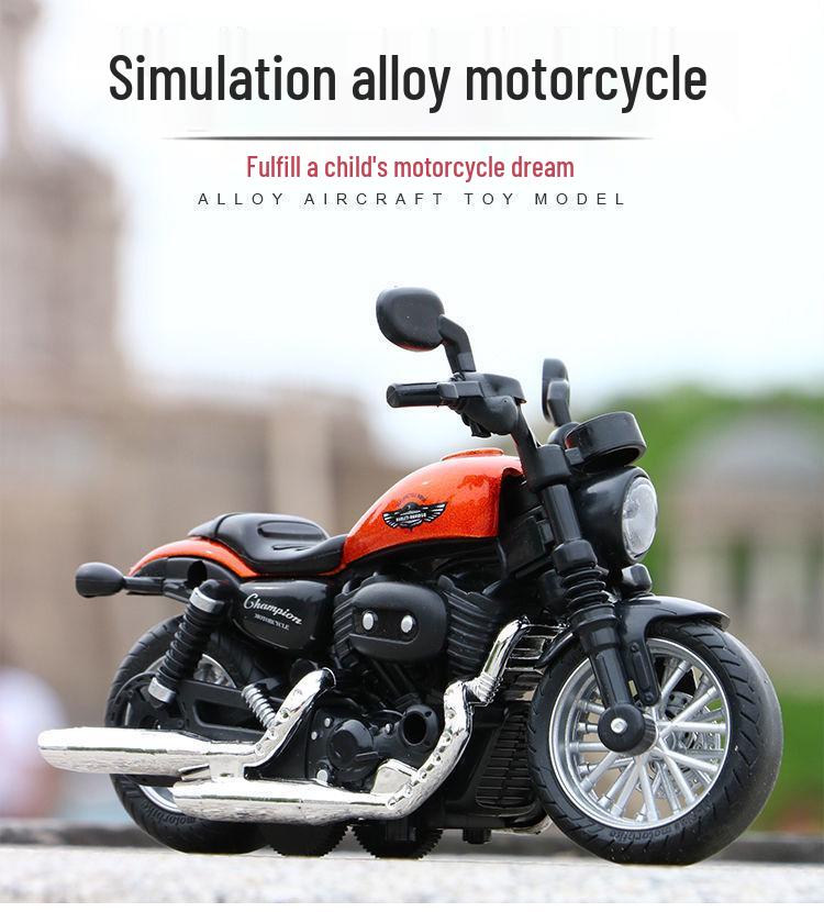 Toy Police Car & Motorcycle Set for Boys' Birthday