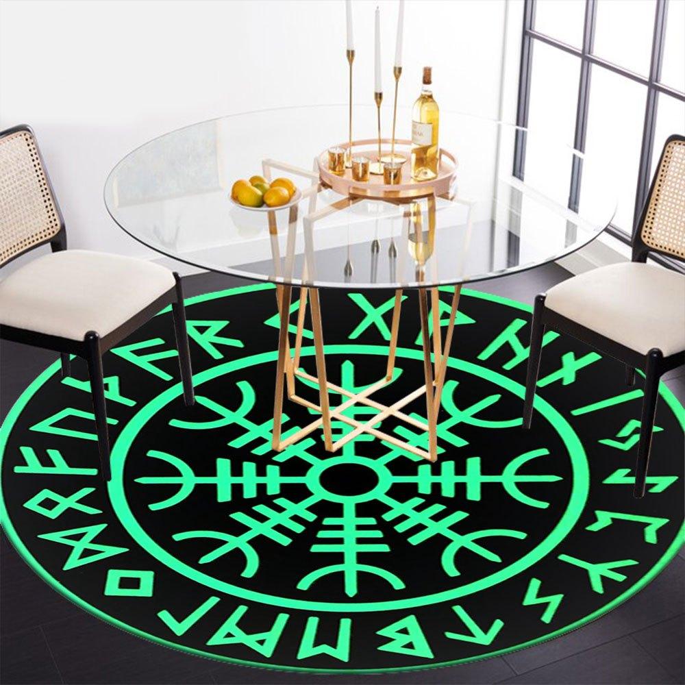 Viking Vegvisir Compass Norse Runes Sticker Decal - Waterproof & UV Resistant - Perfect for Cars, Laptops, Skateboards, Lockers, Walls, Windows, Doors