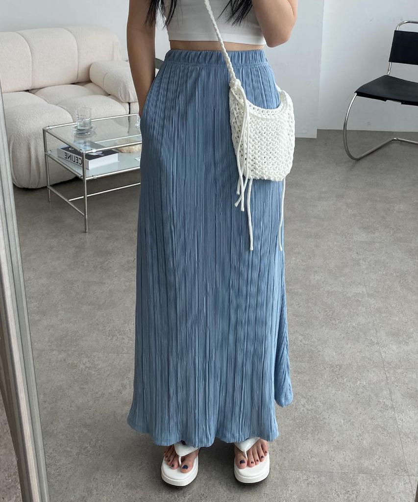 Umbrella On The Go Women'S Signature Banded Pleated Long Skirt