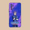 Blue Lock Reo Mikage Matte TPU Mobile Phone Case for Samsung Galaxy M55 54 42 35 34 33 32 23 22 15 14 13 12 F55 5G Cover