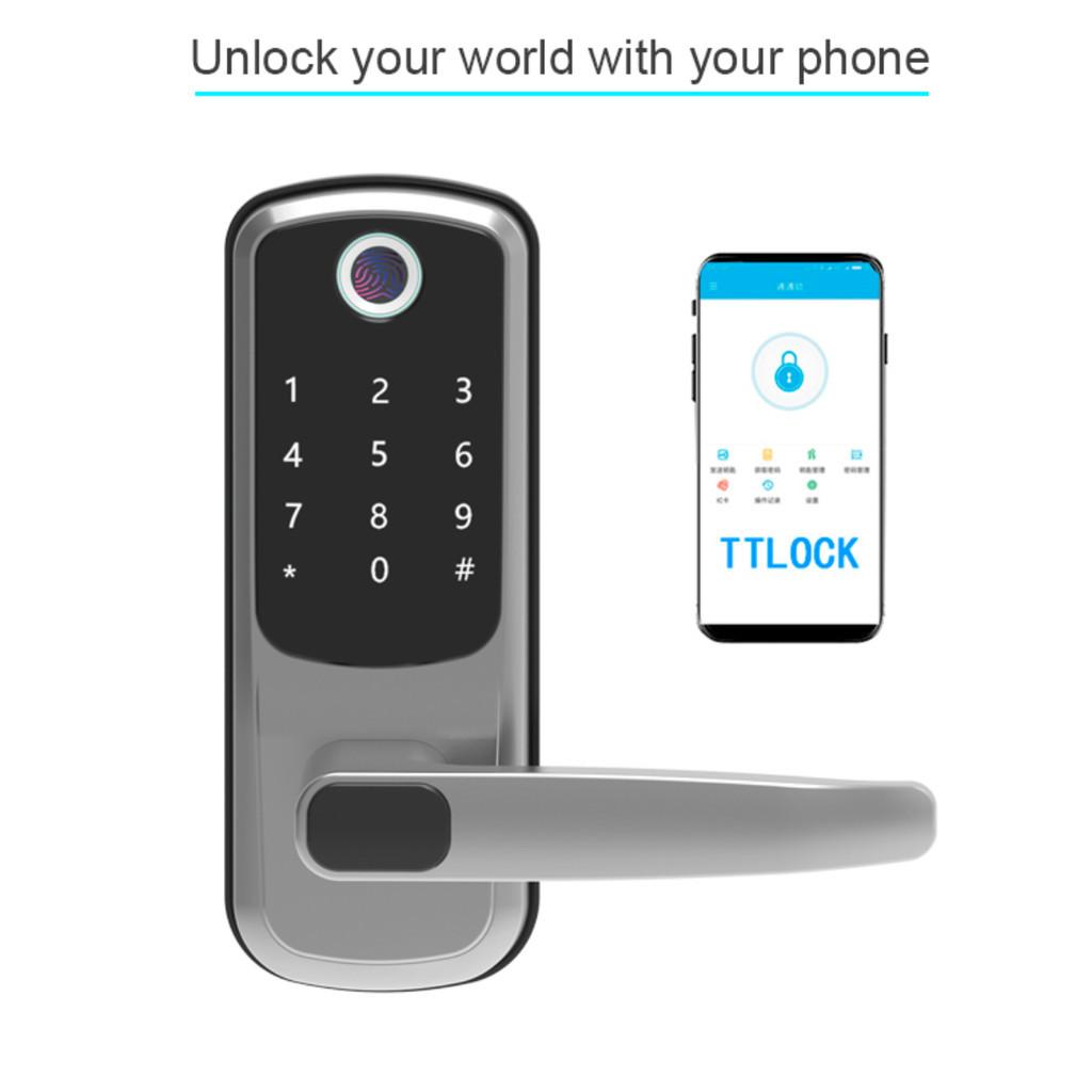 Inductive Swipe Card Lock Electronic Smart Waterproof Door Lock LOCK WIFI Biometric Fingerprint Password Lock