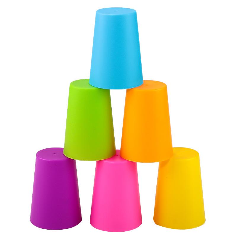 Stacking Cups Teaching Aid, Colorful Educational Toy, Mind Training Game, Parent-Child Interaction