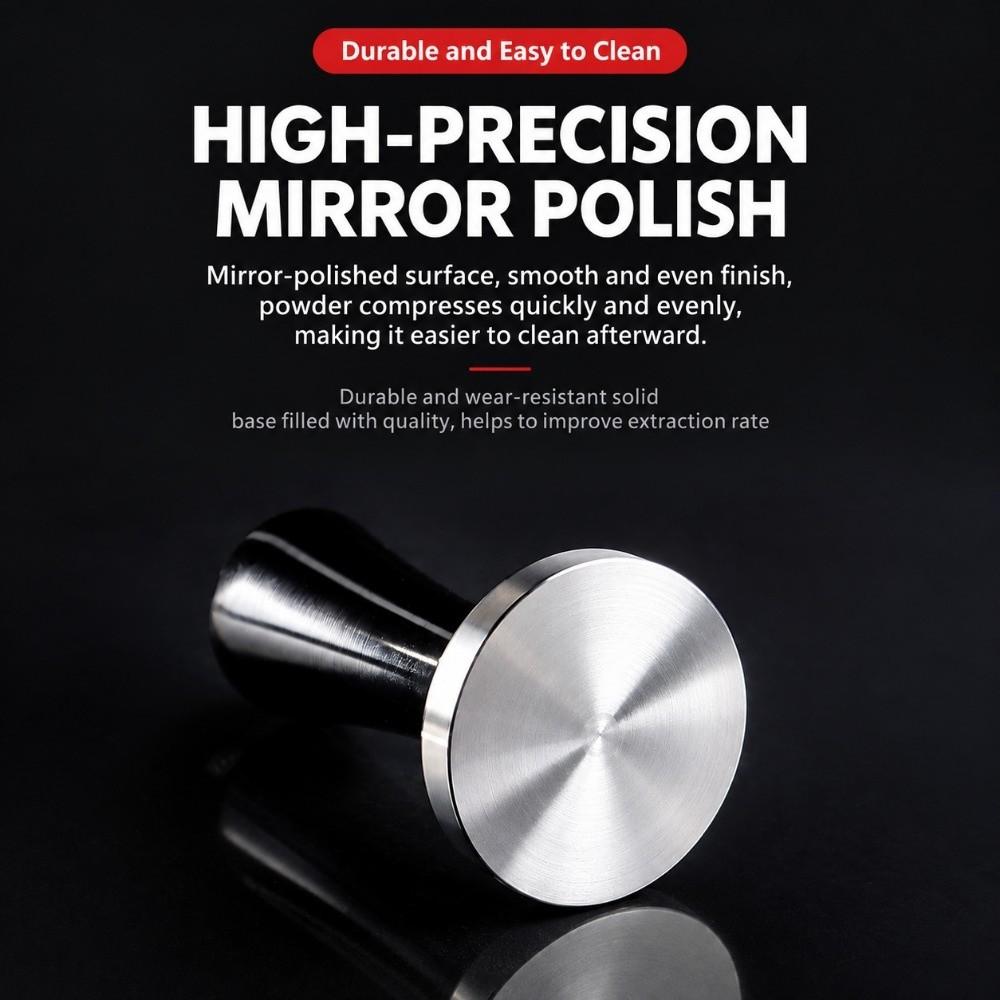 Flat Bottomed Coffee Tamper 51/53/58mm Constant Pressure Tamper Espresso Tamper Home Coffee Making