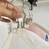 1/5/10PCS Windproof Stainless Steel Pants Clip with Hook Home Storage Rack  for Household