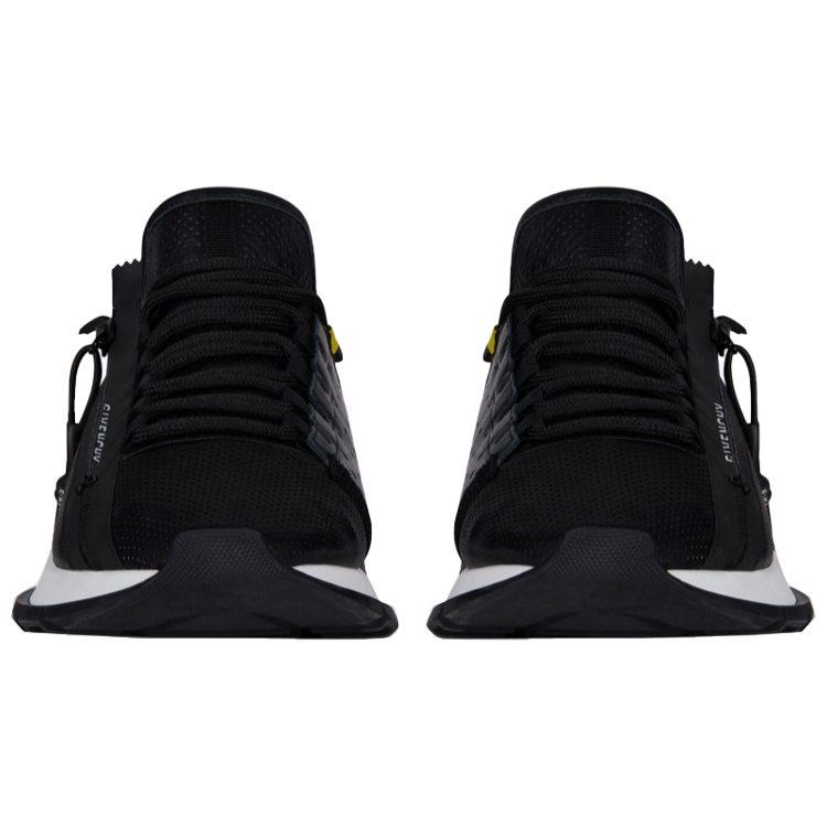 Givenchy Spectre Cow Leather Zip Closure Lightweight Low Top Athletic Shoes Men's Black BH003MH0NJ-001