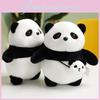 Black Joyful And White Panda Stuffed Animal Toy Soft And Adorable Gift Children For