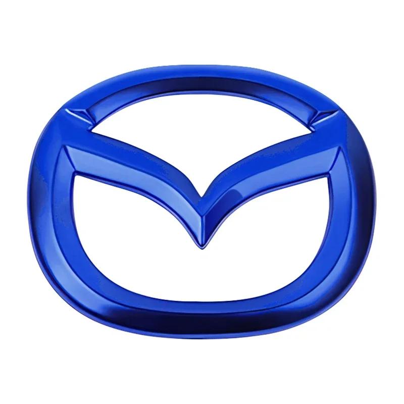 1 st ABS Bilrattens Mittemblem Klistermärke för Mazda 3 CX3 CX4 CX5 CX7 CX8 CX9 CX30 RX7 Atenza Axela Inredningsdekoration