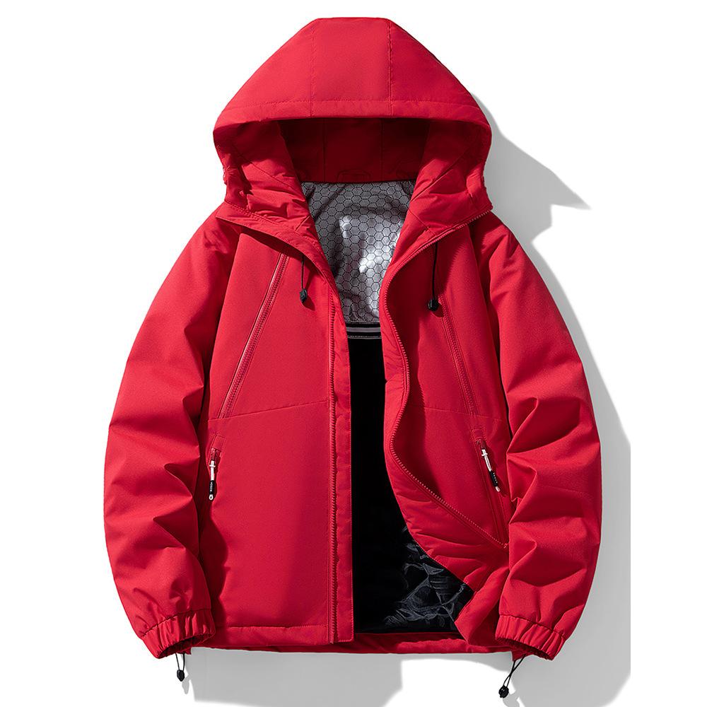 New Winter Data Cotton Jacket Cotton Jacket Men's Hooded