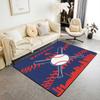 Ковер Erose Bridal Boys Baseball Area Rug 5x7 для подростков и молодежи, Ковер с изображением бейсбольной команды в подарок, Спортивные ковры для спальни, Городской ковер для помещений с тематикой бейсбола