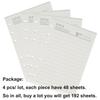 4 Pcs/ Lot High Quality Ring Binder Notebook Insert Refills 6 Holes A5 A6 A7 Personal Spiral Diary Planner Inner Core 100G Paper Quality