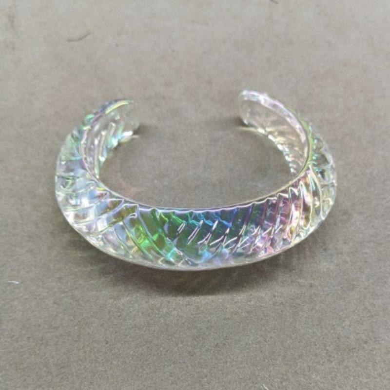 Symphony acrylic geometric irregular bracelet fashion versatile bracelet personality niche design sense jewelry women