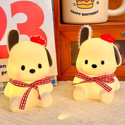 Pacha Dog Night Light Cute Atmosphere Light Student Decorative Table LampBedroom Bedside Lamp Ornament
