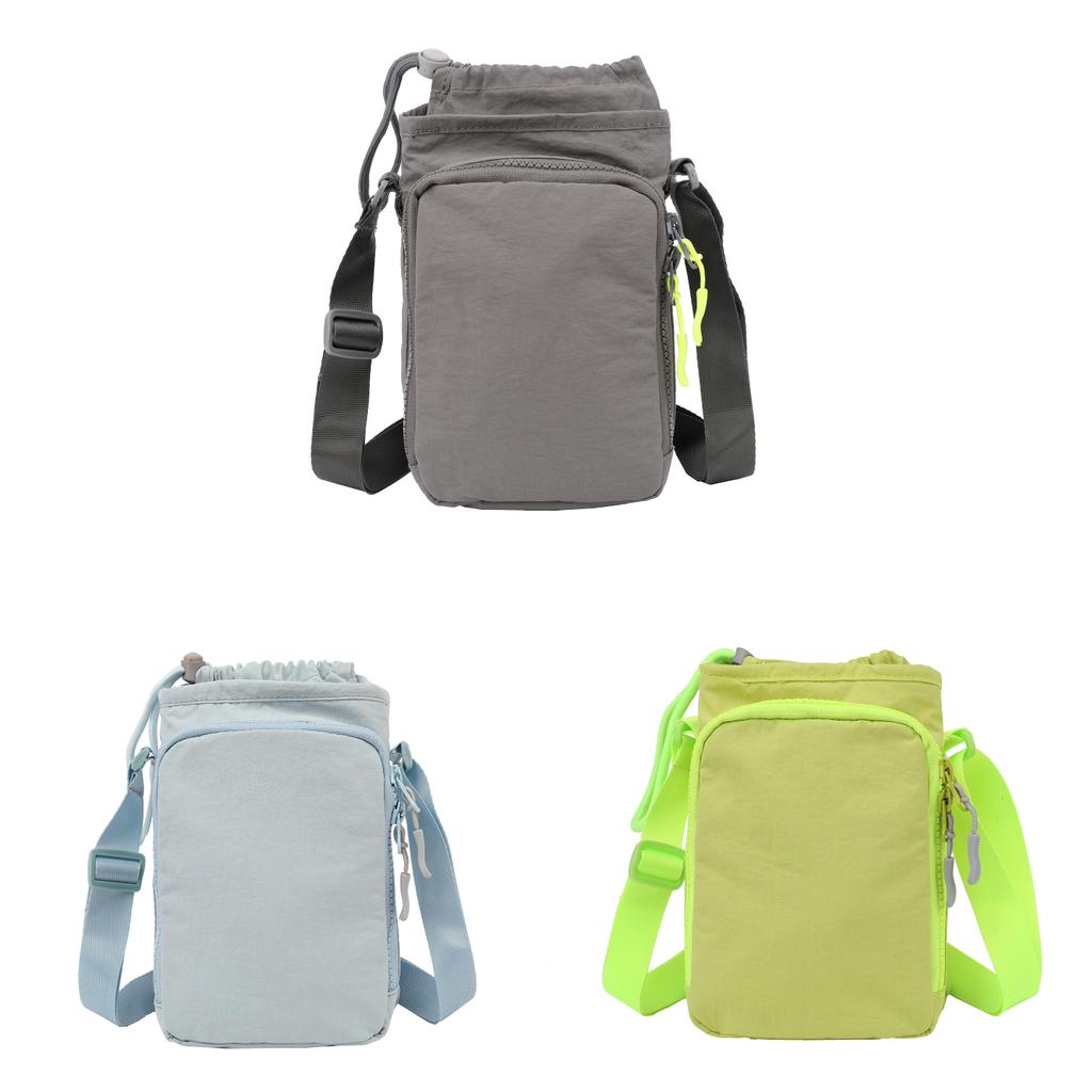 Casual Nylon Shoulder Pack With Zipper Pocket For Daily Use And Outdoor Activities