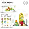 Christmas Mini Magnetic Blocks Set For Kids With Portable Iron Box Puzzle Toy For Holiday Gift
