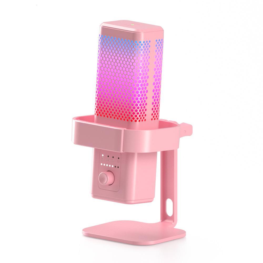 

Professional Condenser Microphone USB Dynamic Microphone With Mute Button Gaming Mic For Studio Singing Podcasts Live Broadcast