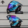 2025 Personalised Motorcycle Full Face Helmet Men Women Fashion Dual Lens Helmets Motocross Racing Modular Flip Up Casco Moto