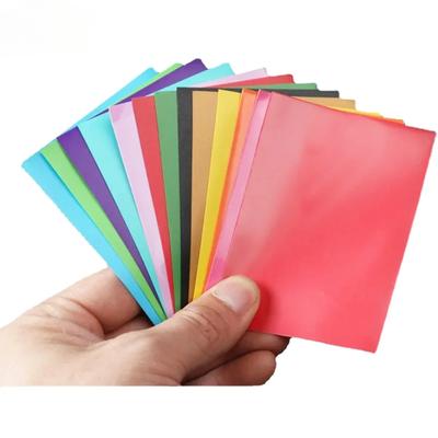 100/50PCS  66x91mm Matte Colorful Standard Size Card Cover PTCG Trading Cards Protector Tarot Shield Board Games Magical Cover