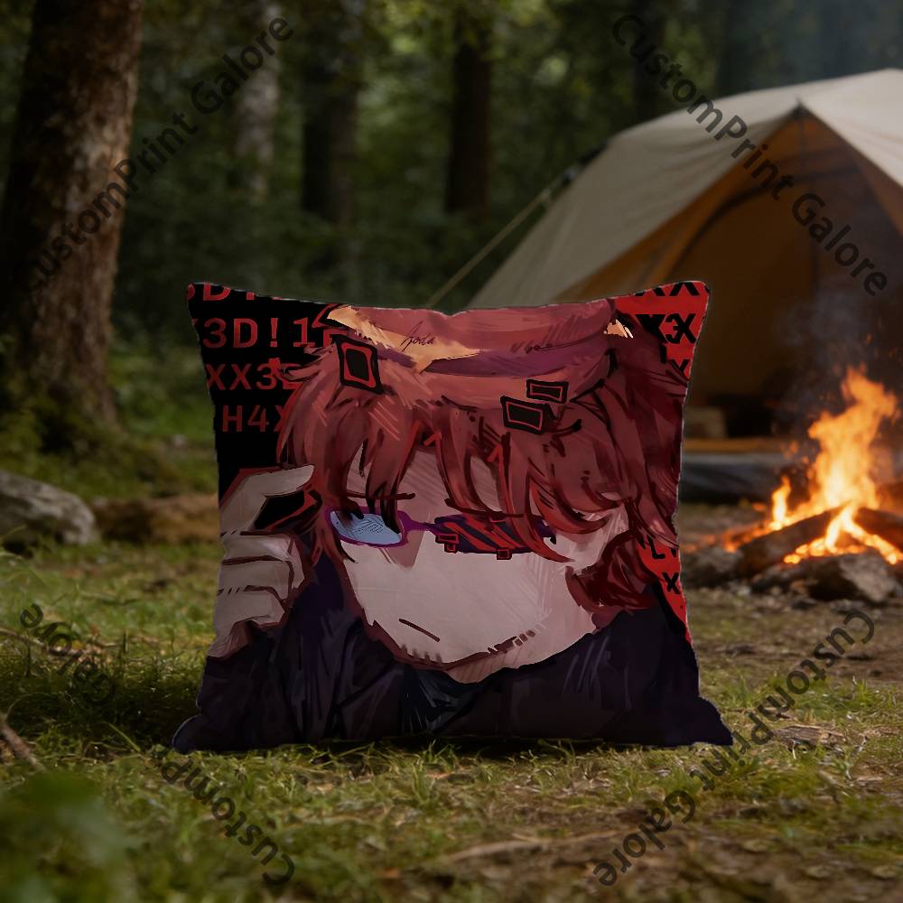 007n7 Pillow Cover Polyester Square Cushion Case 45 Cm Decorative for Home Couch Bed Car Decor