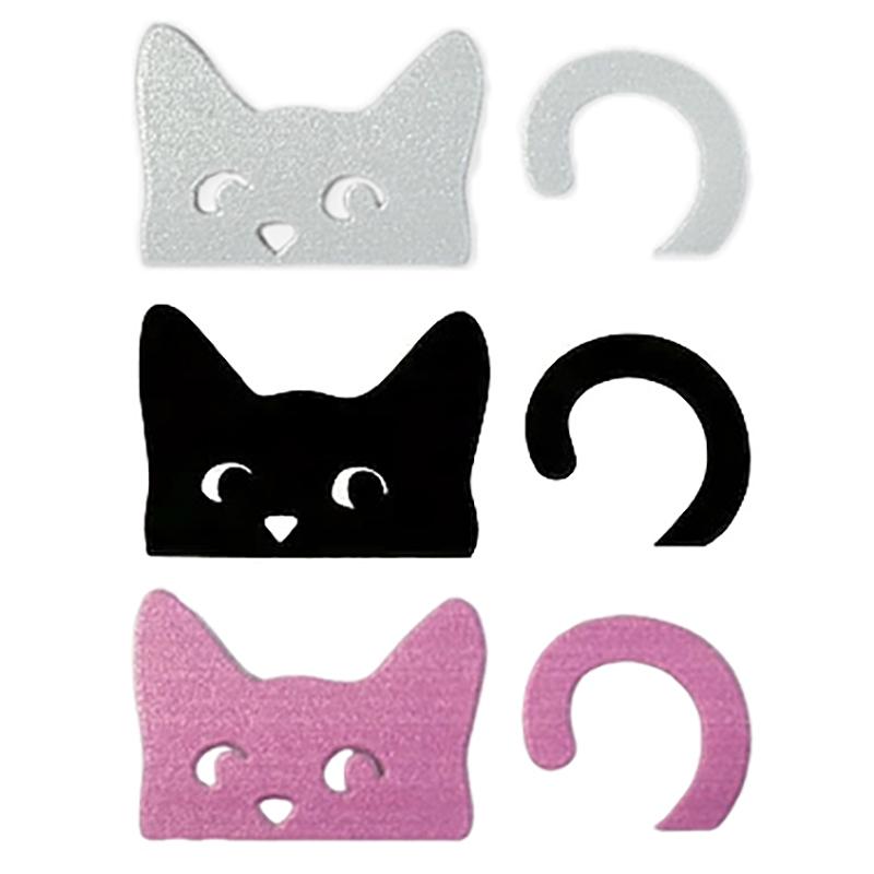 Katzen-Aufkleber, Mini-Katzen, Guck-Katzen, Spiegel-Aufkleber, Auto-Aufkleber, Vinyl-Aufkleber für den Innen- und Außenbereich, Mini-Aufkleber