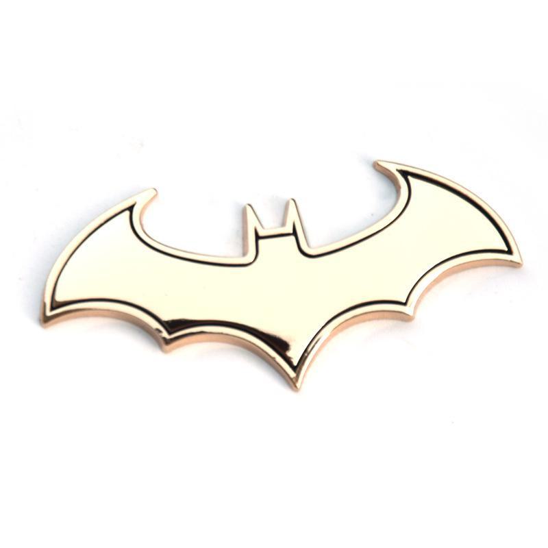 Solid 3D Metal Car Sticker - Gecko Cross Bat - High Quality - Namo Amitabha