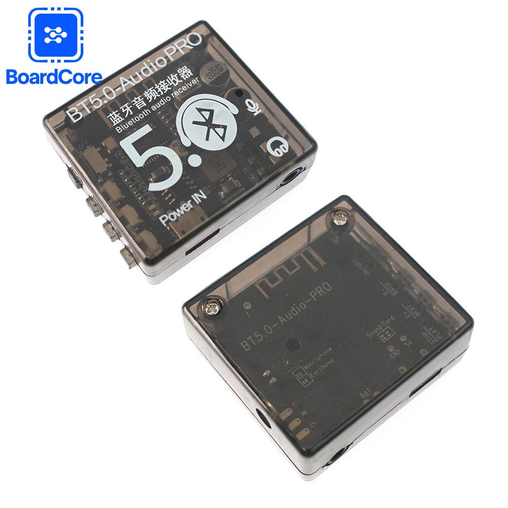 Micro Bluetooth 5.0 Pro Audio Decoder Board with Case Lossless Wireless Receiver Module for Car Speaker Stereo MP3 Amplifier DIY