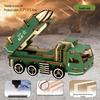 Wooden 3D Military Puzzle Model - Educational DIY Toy for Boys
