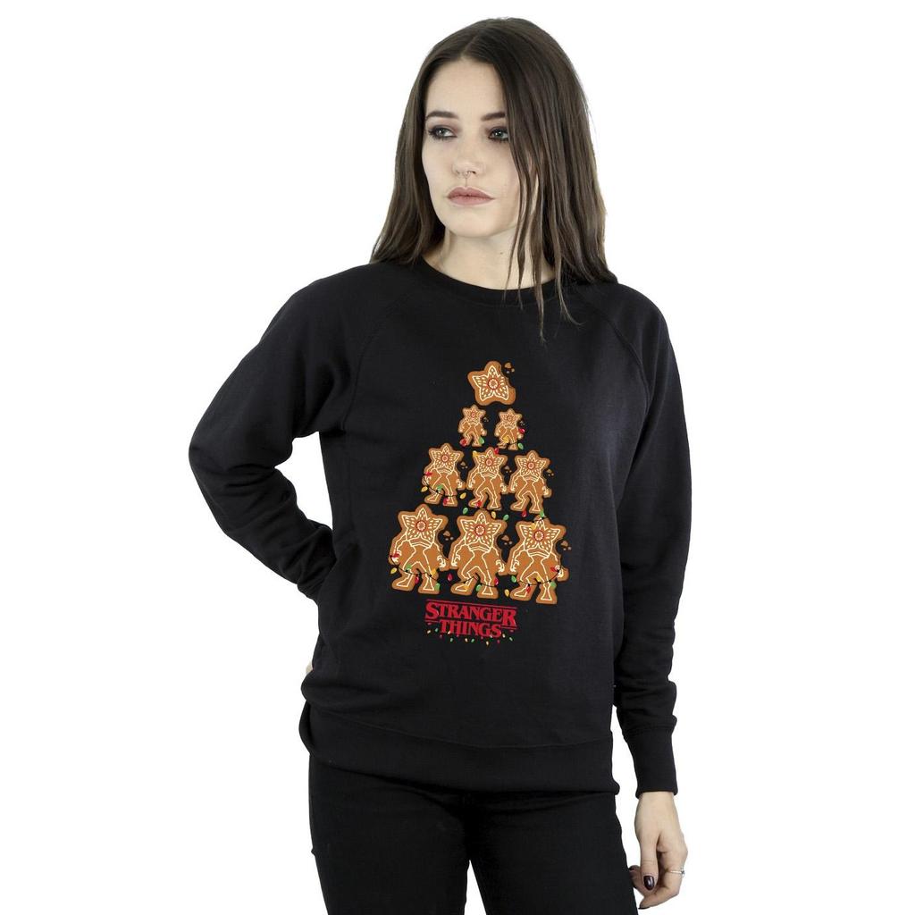 Netflix Womens/Ladies Stranger Things Gingerbread Sweatshirt