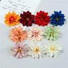 10 Stück Satin-Dahlie Seiden-Chrysantheme Dahlie Künstliche Blume Brosche Zubehör Haarschmuck