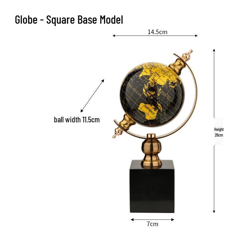 HANDUNYOU Ретро Железный Глобус Модель